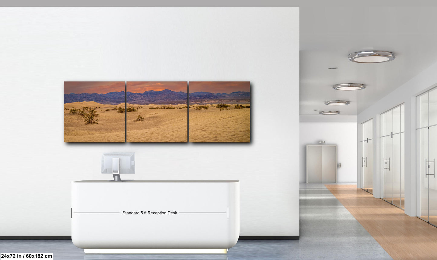Mesquite Flat Sand Dunes Desert Landscape Photography Print, Death Valley National Park, California Wall Art
