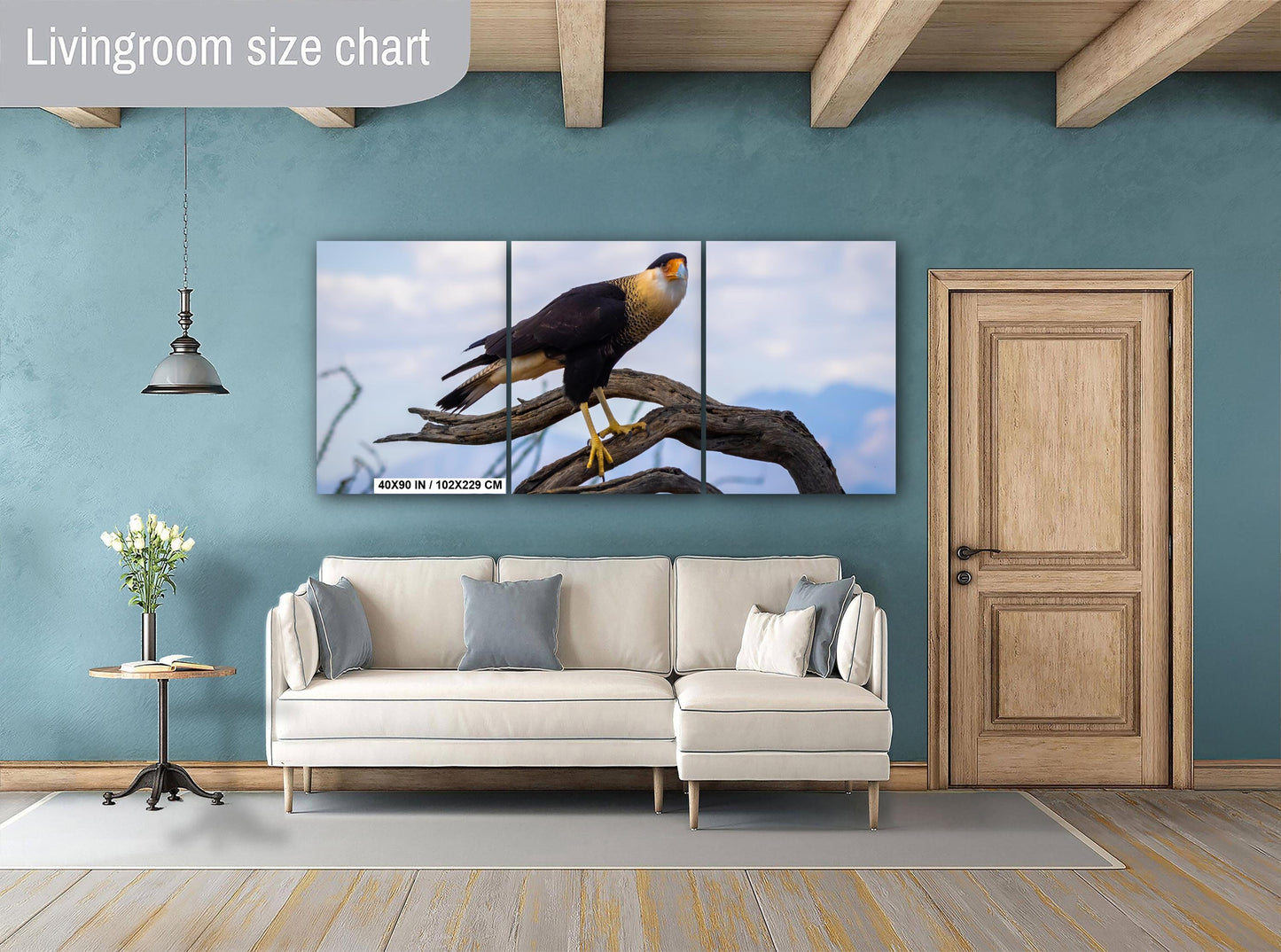 Crested Caracara Fine Art Print: Arizona Desert Wildlife Photography