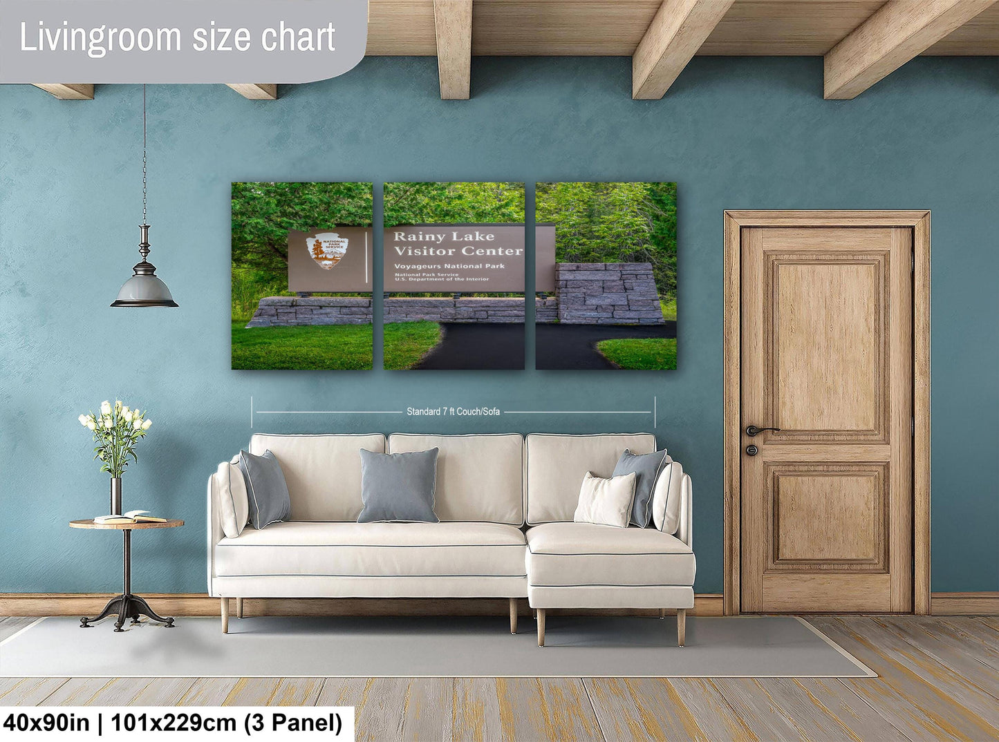 Voyageurs National Park Rainy Lake Visitor Center Sign Photography Print