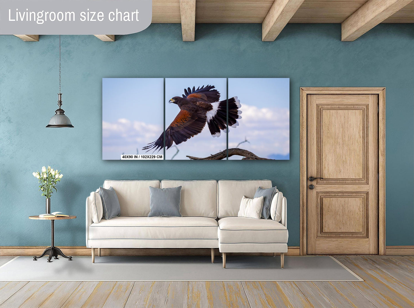 Harris's Hawk Desert Flight Photography: Southwest Wildlife Art Print