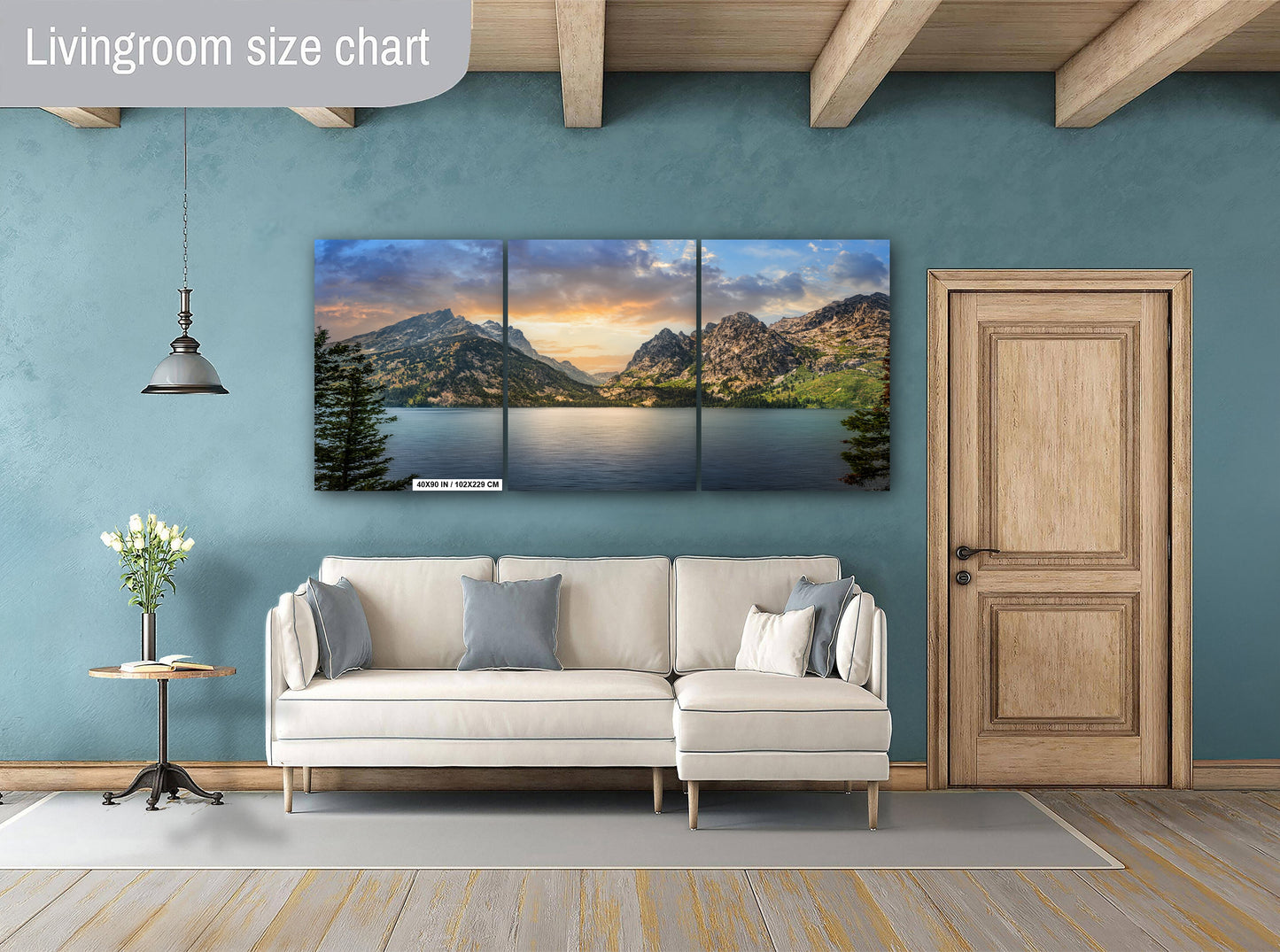 Cascading Beauty: Jenny Lake Wall Art Cascade Canyon Turnout Metal Acrylic Print Grand Teton National Park Landscape