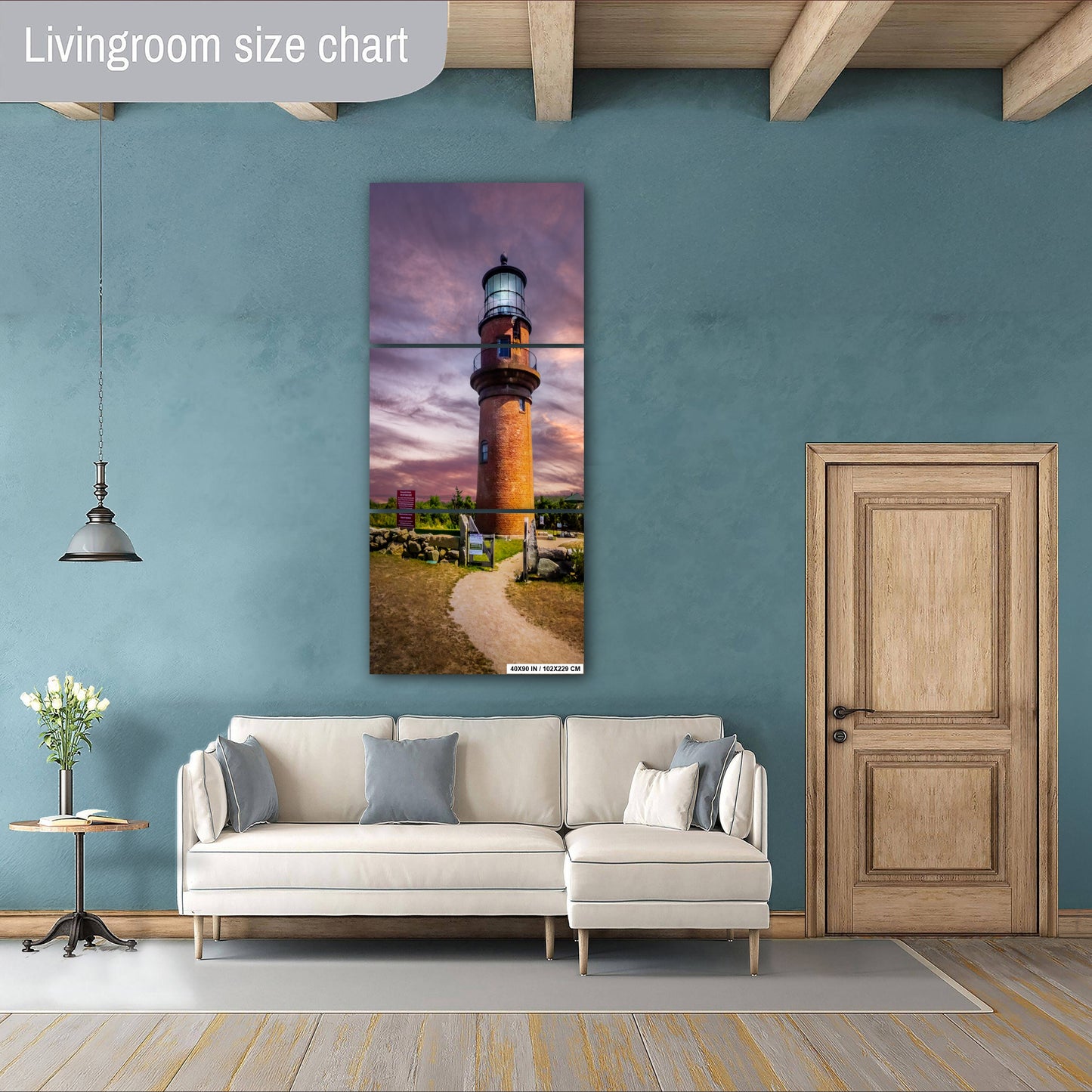 Gay Head Light Wall Art - Historic Aquinnah Lighthouse Canvas Print | Maritime Decor