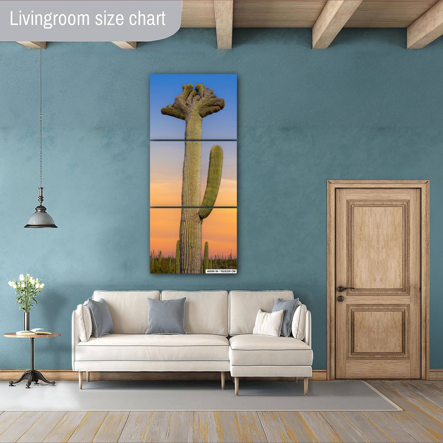 Quirky Crowns: Crested Saguaro Cactus Photography Wall Art