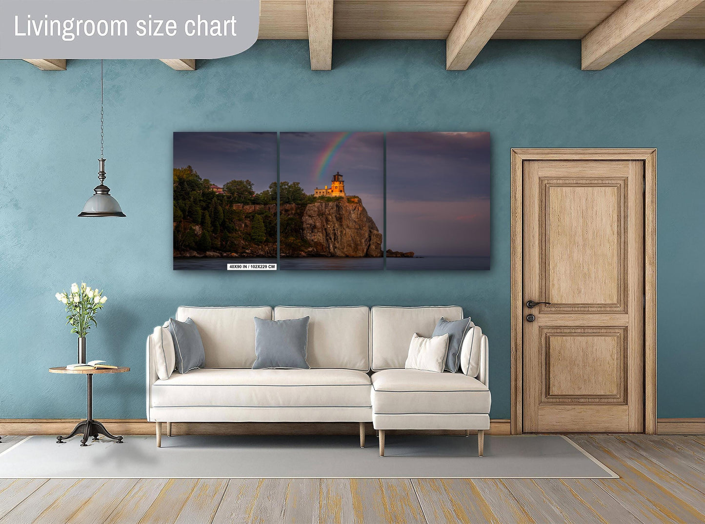 Split Rock Lighthouse Print - Minnesota Wall Art | Lake Superior Decor & Scenic Cliff Artwork