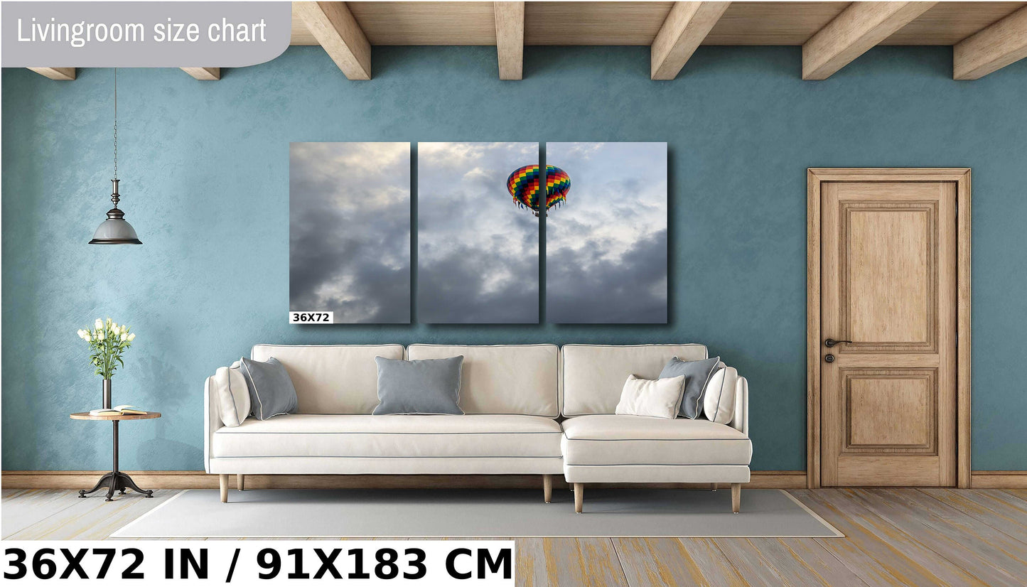 Hot Air Balloon Print: Albuquerque Festival Wall Art