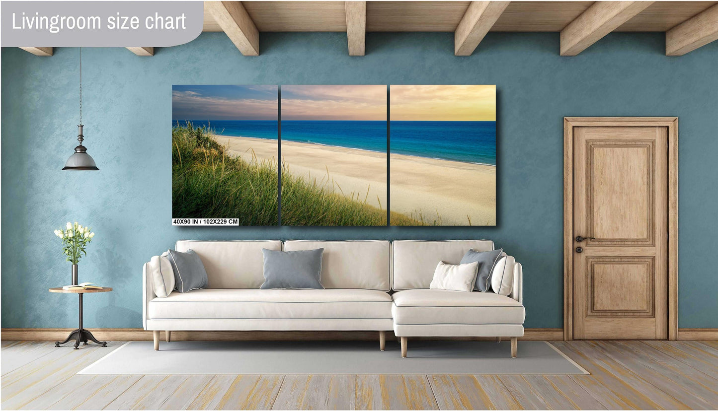 Marconi Beach Wall Art – Cape Cod Beach Print | Wellfleet Massachusetts Seascape Decor