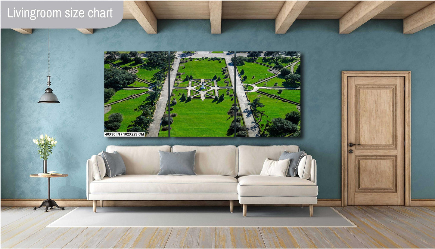 Baton Rouge Capitol Grounds: Observation Tower view from the Capitol Metal Acrylic Print Wall Art Downtown Louisiana Aluminum/Metal/Canvas