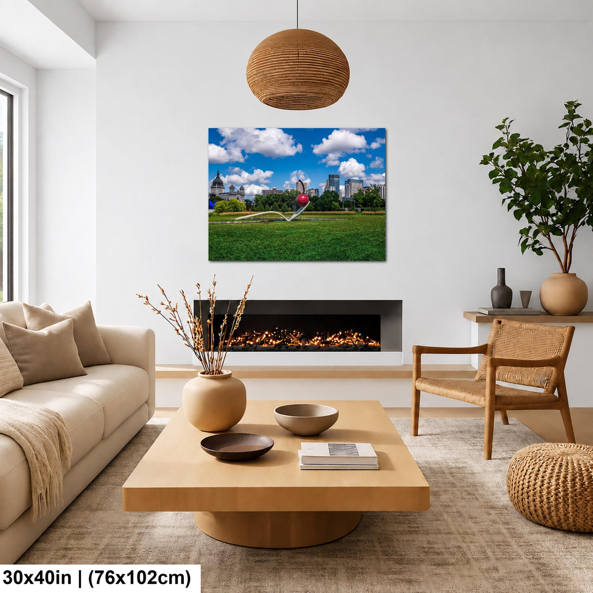 Twin Cities Icon: Spoonbridge Cherry Minneapolis Minnesota Photo Wall Art