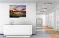 Capitol Lake Sunset: Pierre SD Bronze Statue Photography Wall Art