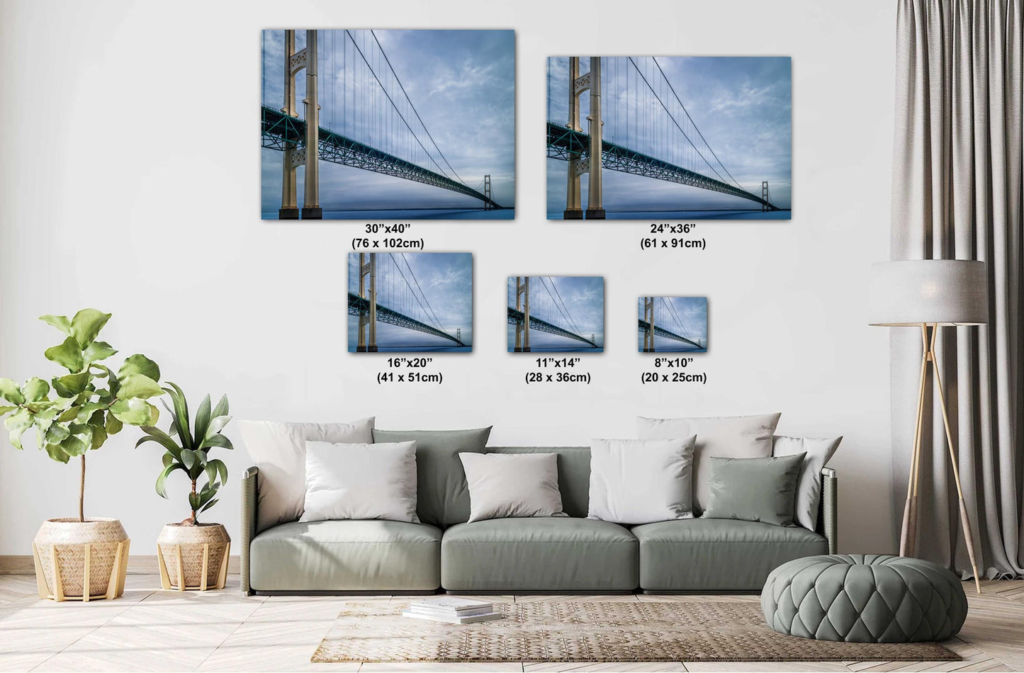 Mackinac Bridge: Michigan Landmark Photography Wall Art