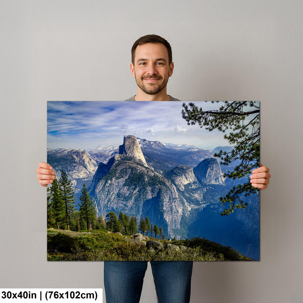 Half Dome from Glacier Point Yosemite National Park California Photography Print Mountain Landscape Wall Art