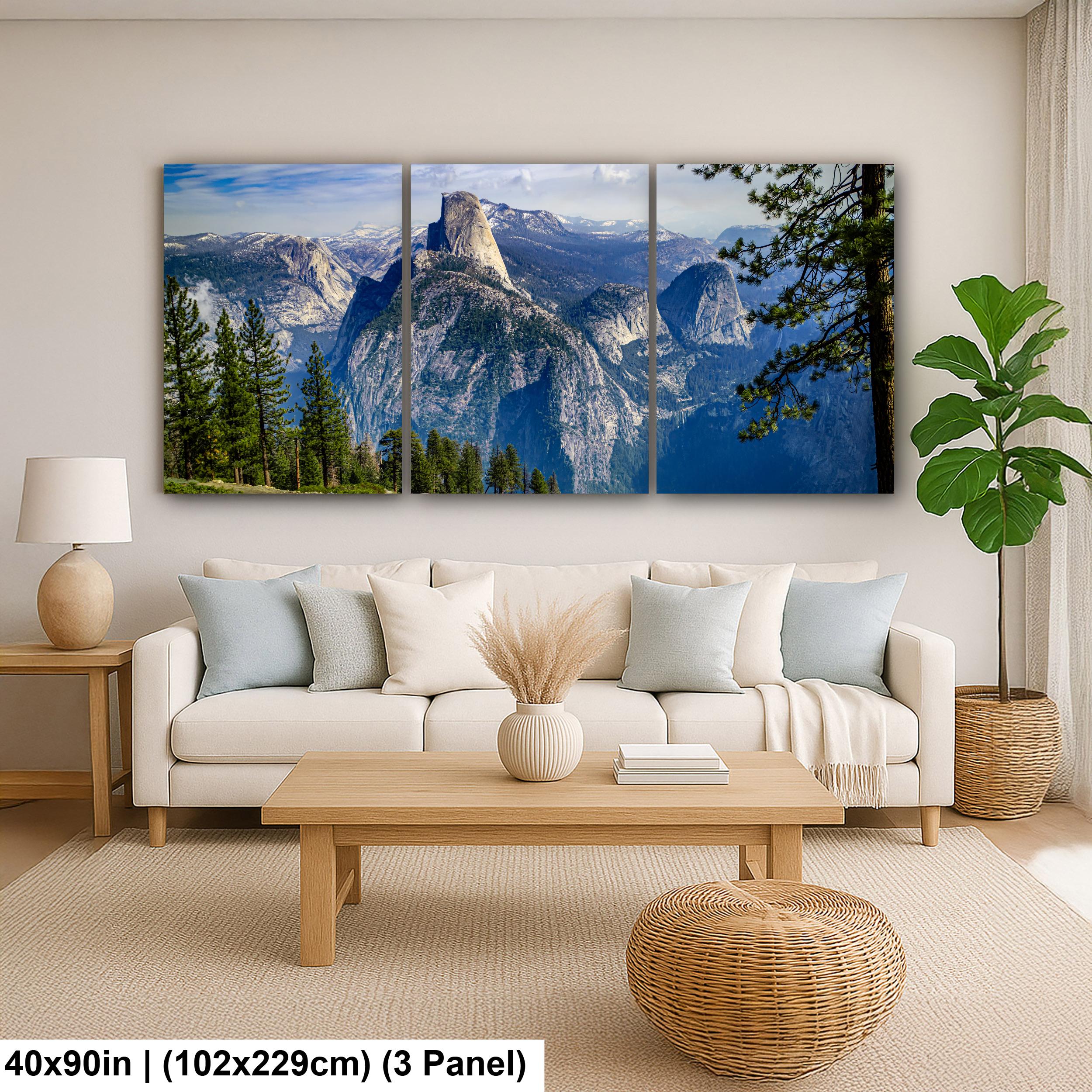 Half Dome from Glacier Point Yosemite National Park California Photography Print Mountain Landscape Wall Art