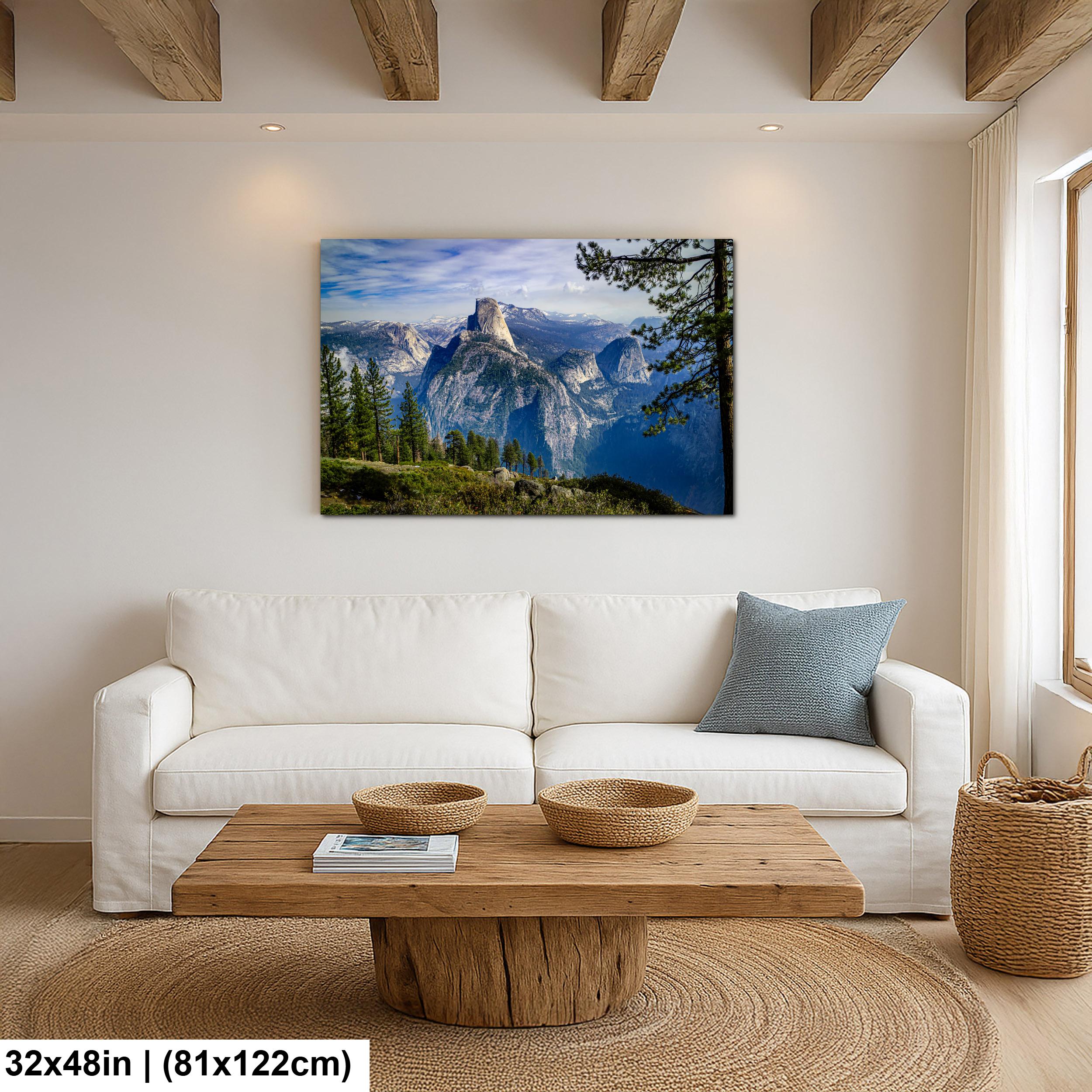 Half Dome from Glacier Point Yosemite National Park California Photography Print Mountain Landscape Wall Art