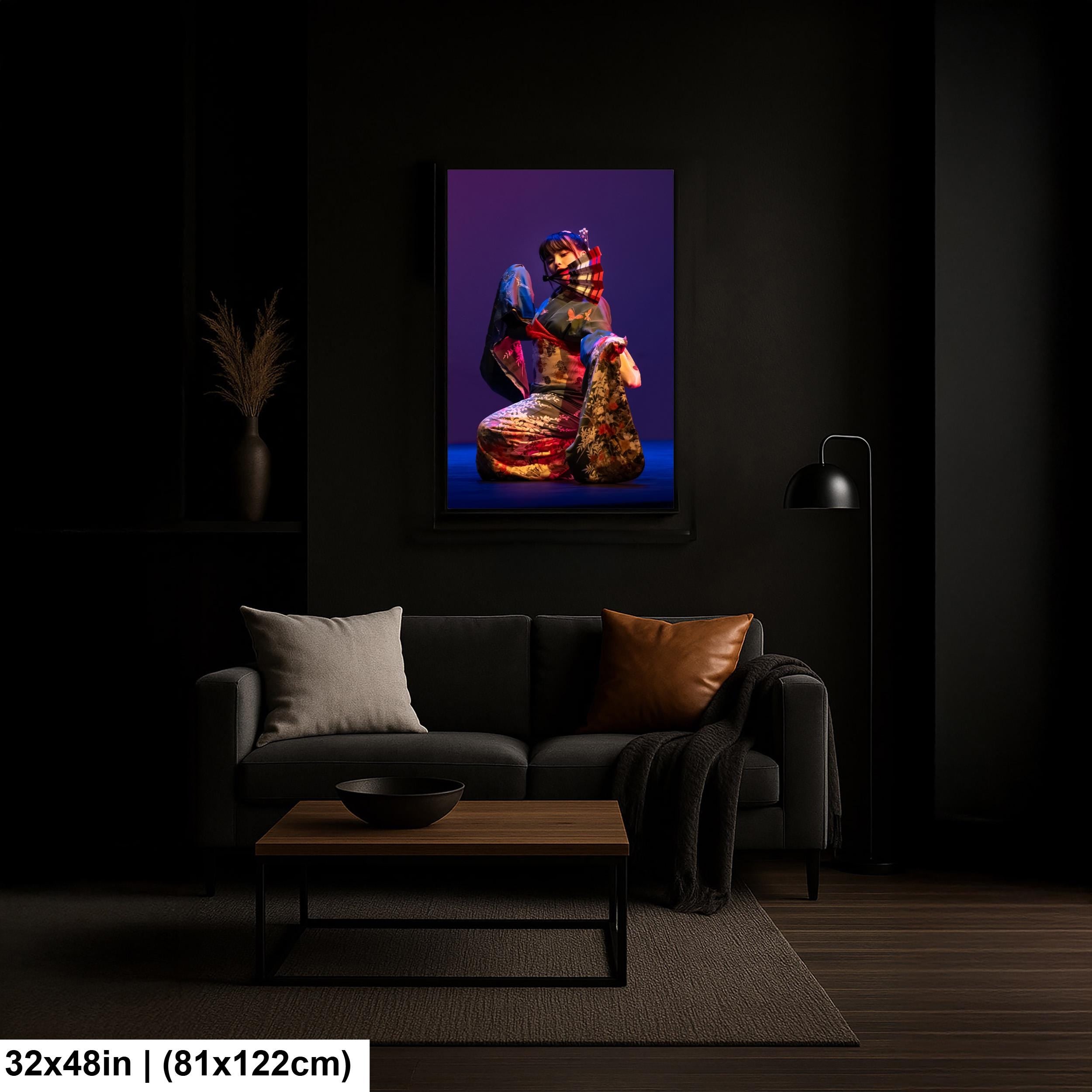 Taiko Odori Photography Print – Vibrant Japanese Dance Art | Kimono Wall Art