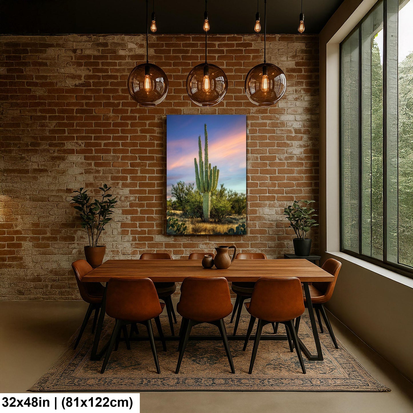 Oro Valley Saguaro at Dusk Photography Print, Tucson Arizona Desert Landscape, Southwestern Wall Art, Cactus Decor