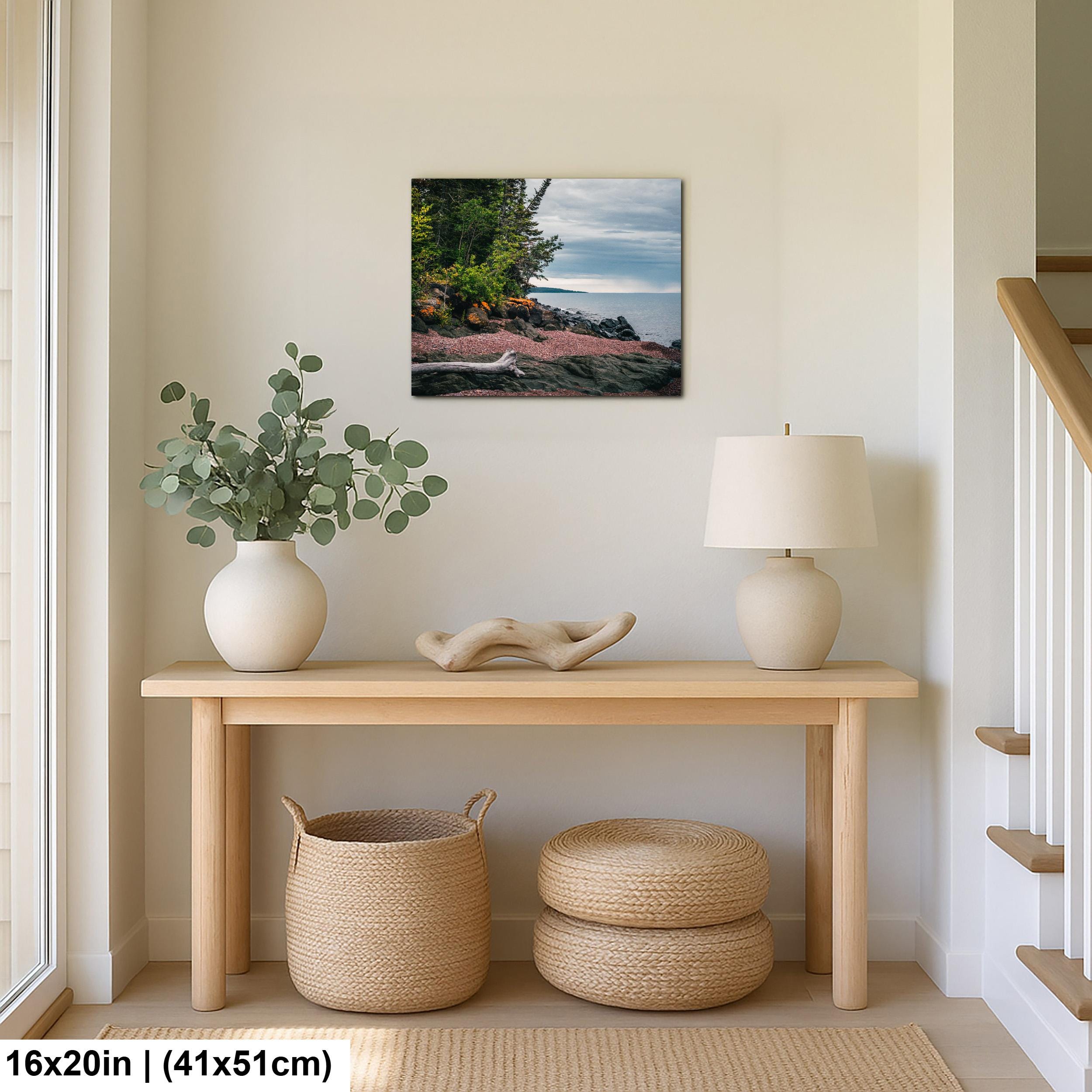 Rocky Lake Superior Shoreline at Grand Portage Minnesota Photography Print