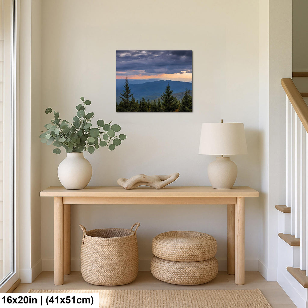 Storm Break: Mountain View Great Smoky Mountains Tennessee Photo Wall Art