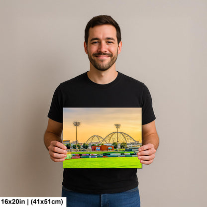 Travelers Baseball Field Panorama Print, North Little Rock Arkansas Wall Art