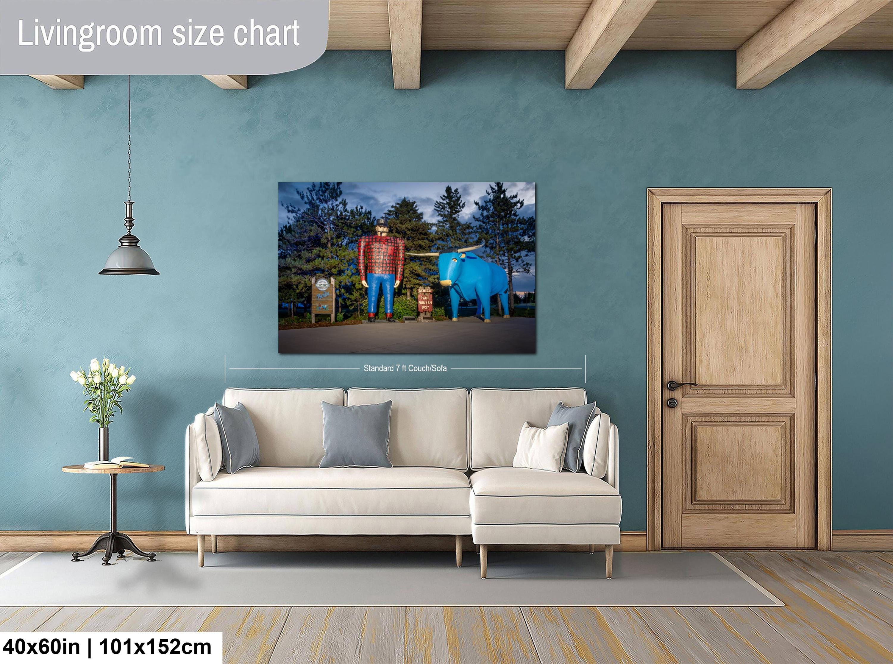 Paul Bunyan & Babe the Blue Ox: Minnesota Roadside Americana Photography Wall Art