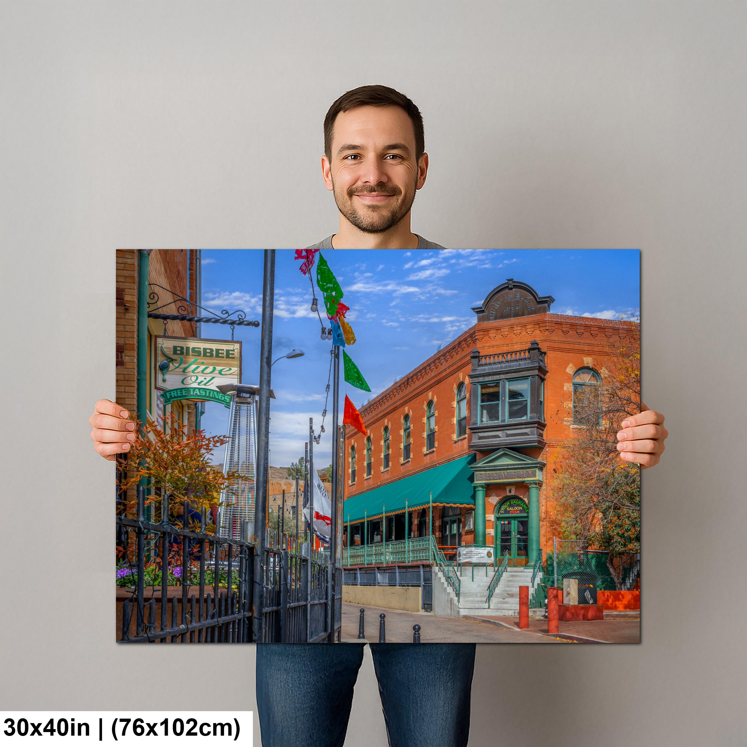 Bisbee Brewery Gulch Historic Stock Exchange Saloon Arizona Photography Wall Art