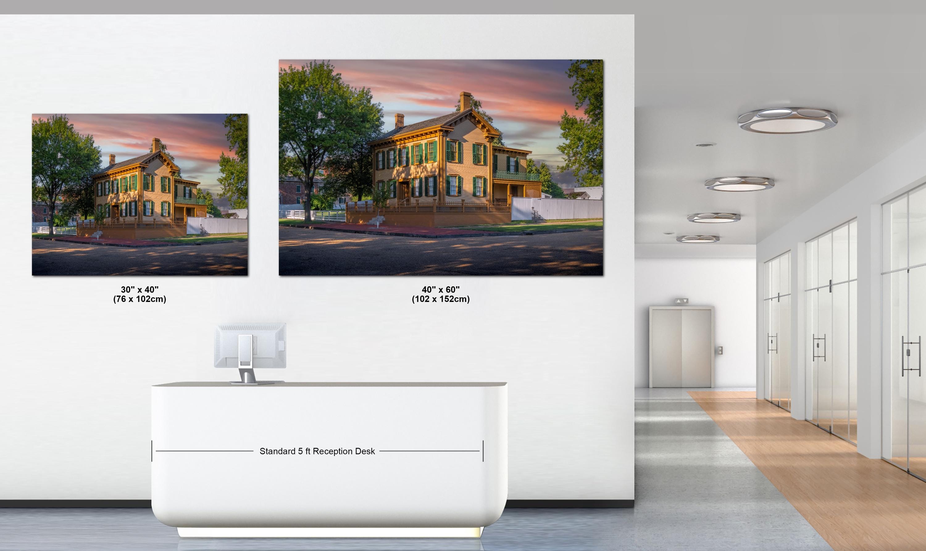 Lincoln Home Springfield Illinois Historic Site Photography Wall Art