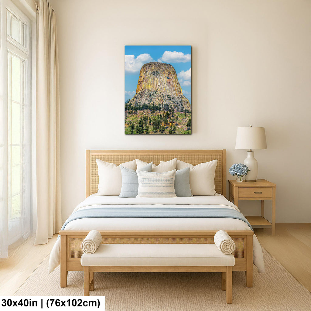 Monumental Ascent: Devils Tower Wyoming National Monument Photo Wall Art