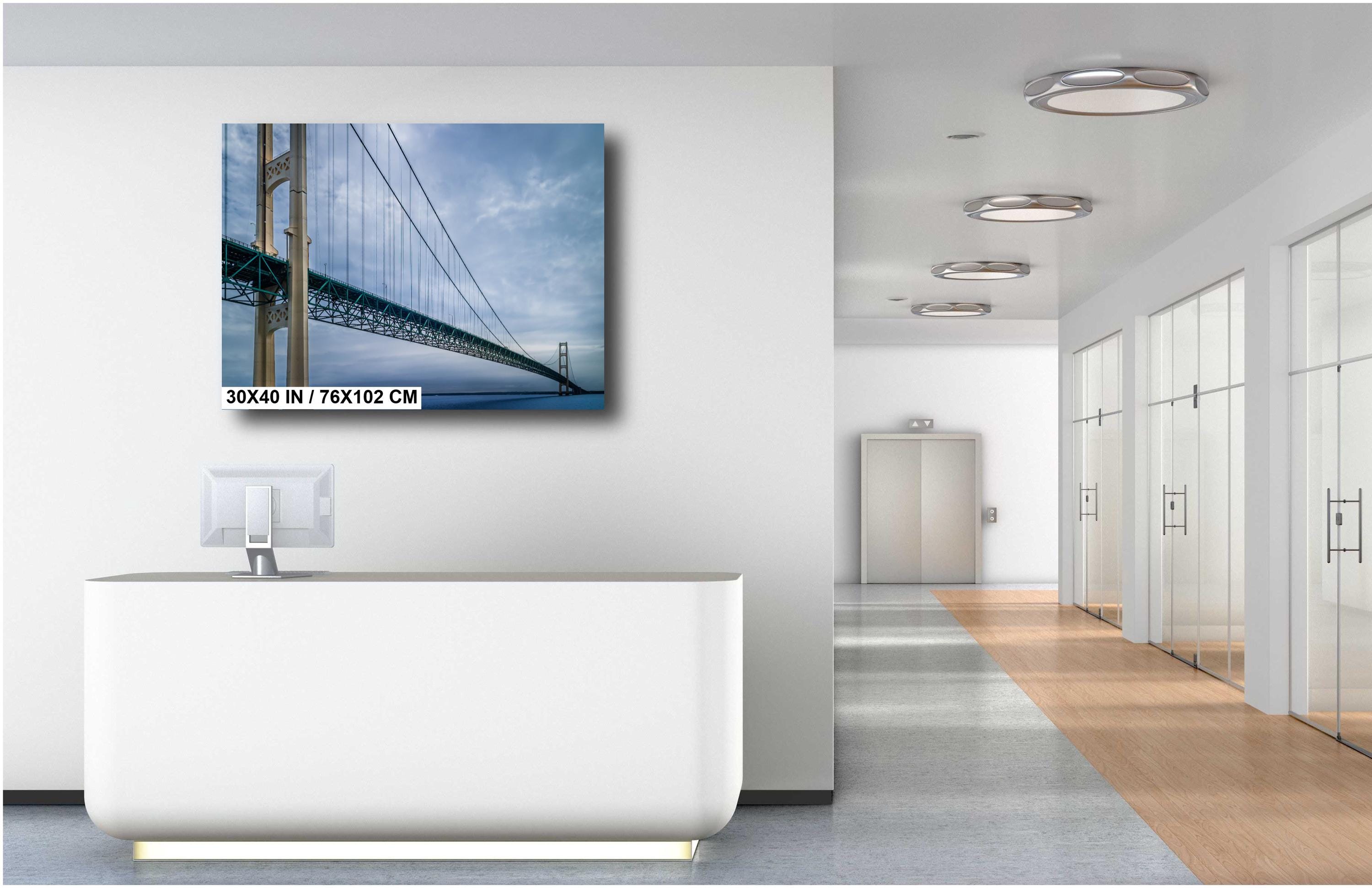 Mackinac Bridge: Michigan Landmark Photography Wall Art