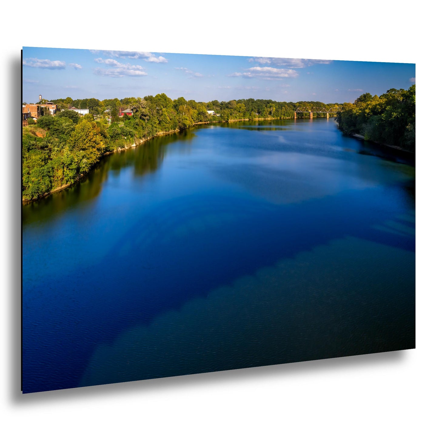 Selma Alabama River Bridge Reflection Photography Wall Art
