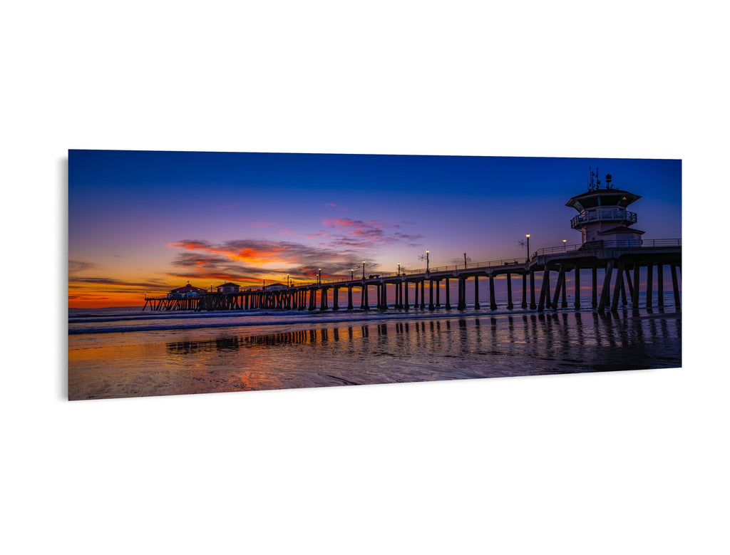 Pacific Glow: Huntington Beach Pier California Coastal Photography Wall Art