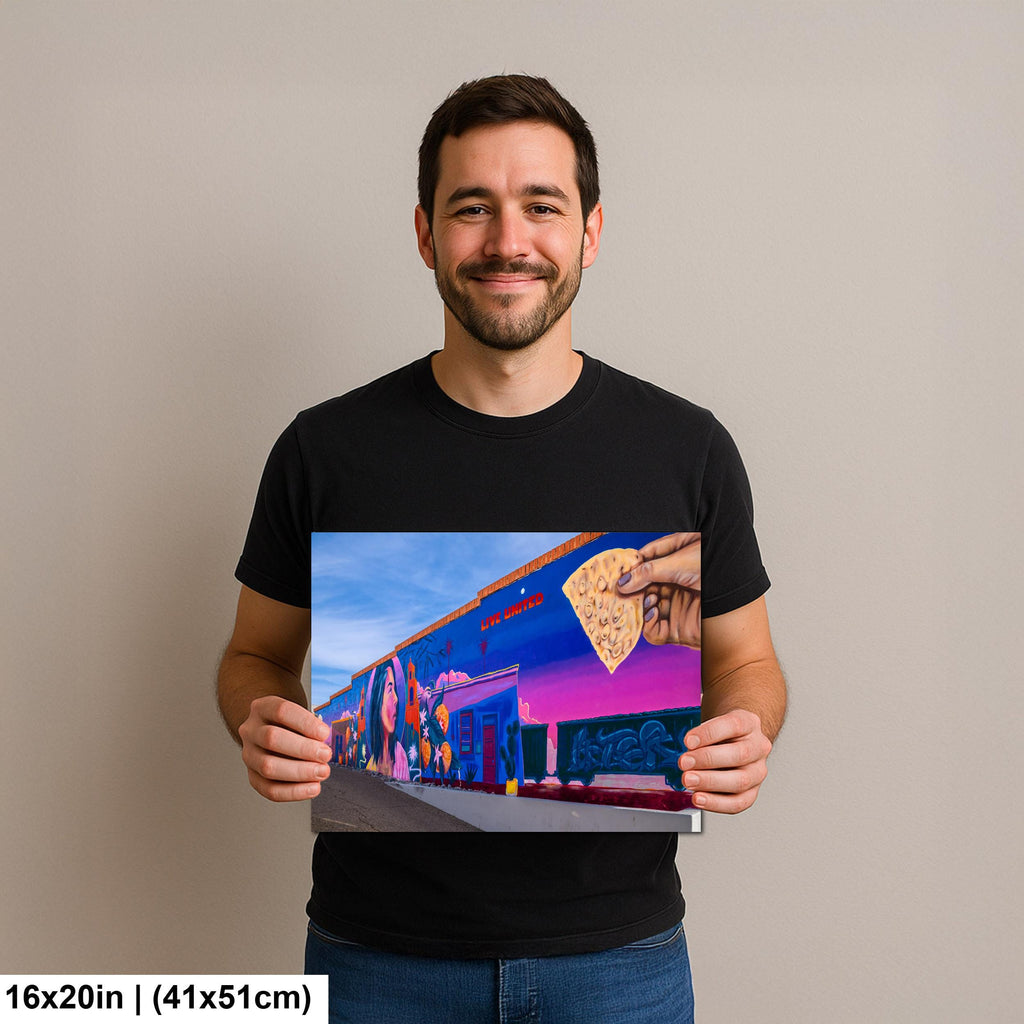 Tucson Mural - Live United Community Mural, Photography Print Wall Art