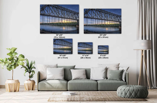 ASB Railroad Bridge Photo: Kansas City Missouri Steel Photography Wall Art