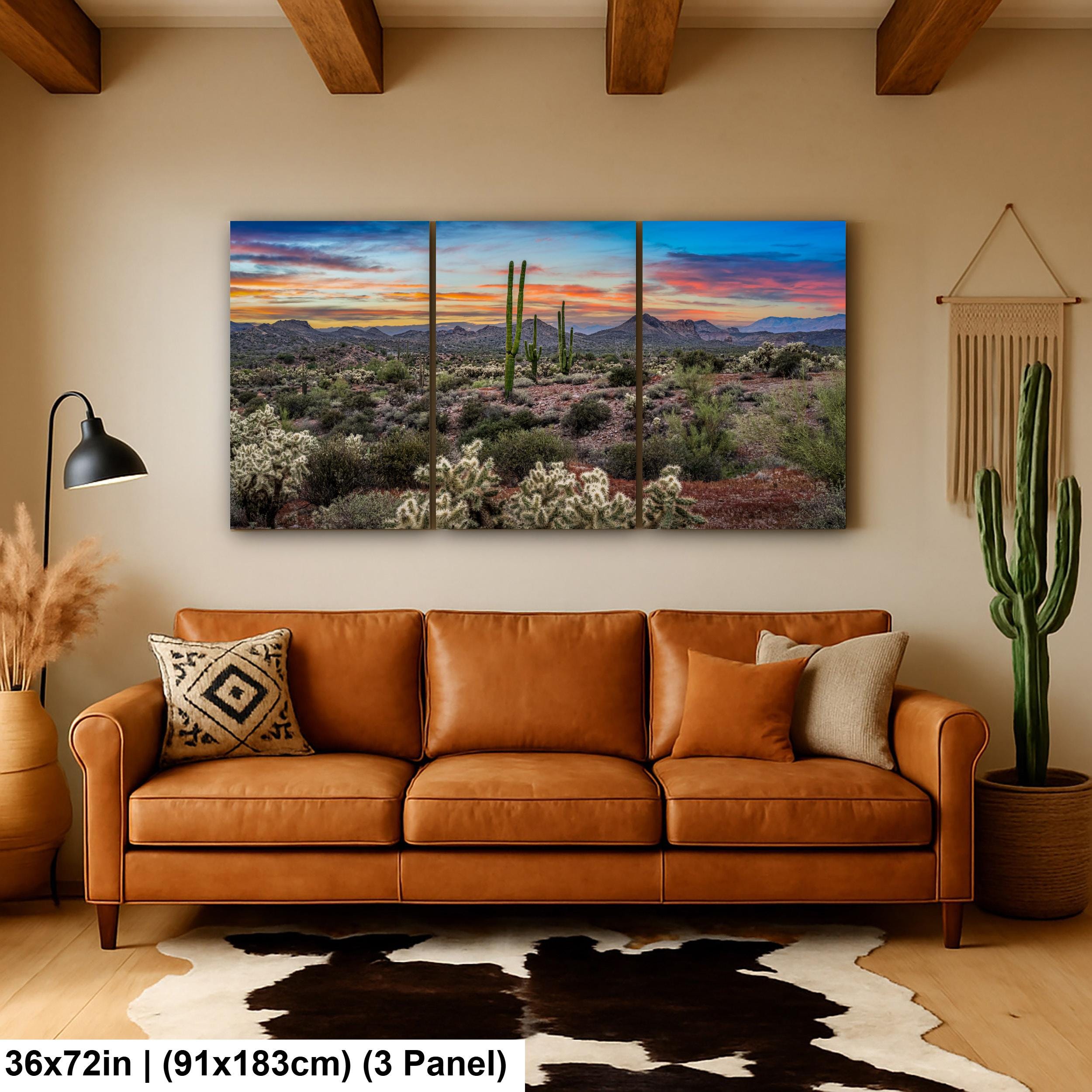 Sonoran Desert Sunset, Lost Dutchman State Park Arizona Southwest Photography Wall Art