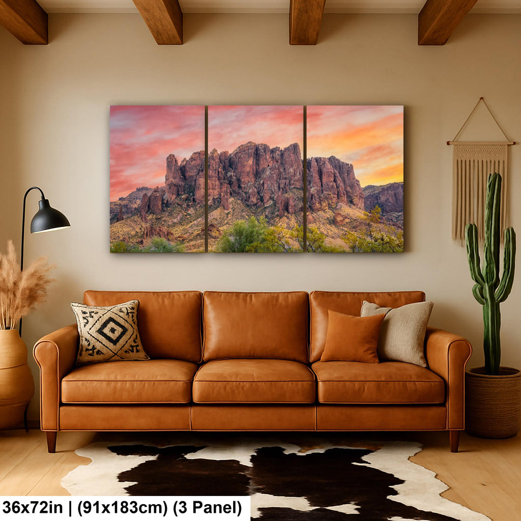 Superstition Mountains Sunrise Lost Dutchman State Park Apache Junction Arizona Wall Art