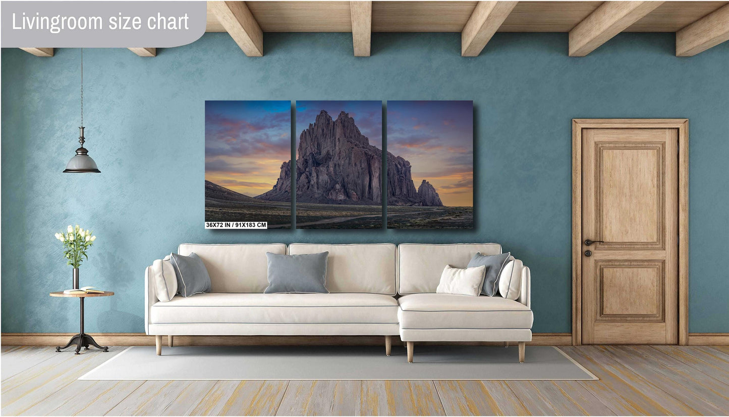 Shiprock New Mexico Print: Monadnock Wall Art Photography