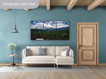 Breathtaking Views of Rocky Mountain Peaks from Colorado’s Telluride Wall Art Print Aluminum/Metal/Canvas Nature Landscape Photography