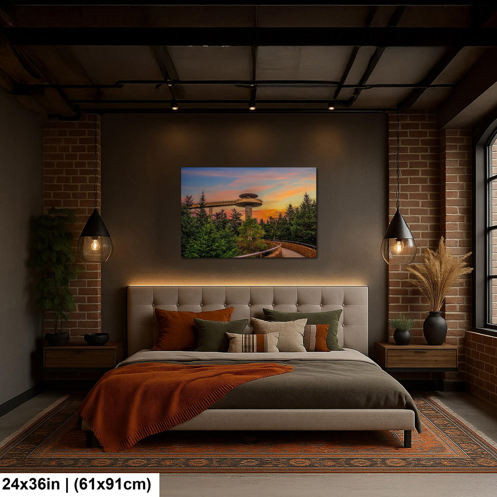 Observation Tower: Great Smoky Mountains National Park TN NC Photo Wall Art