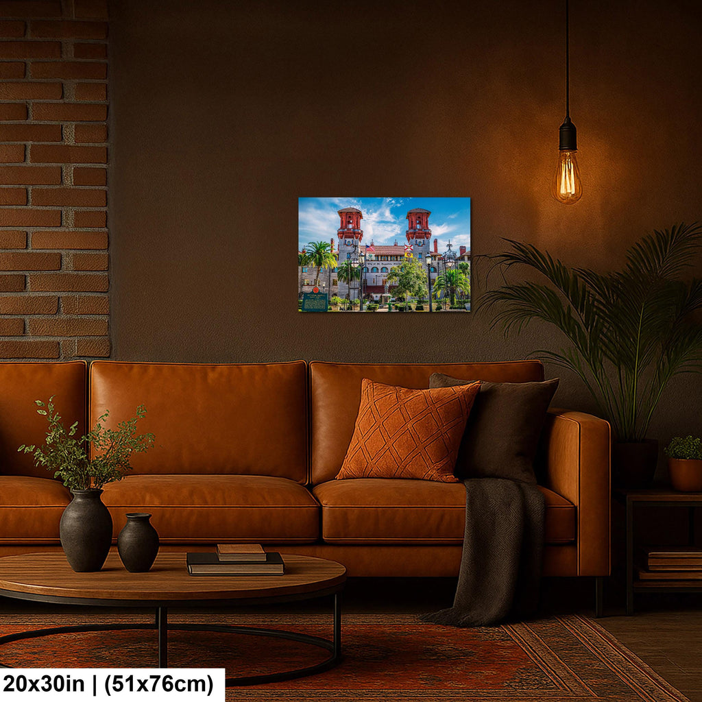 Historic Grandeur: Alcazar Hotel St. Augustine Florida Photography Wall Art