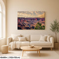 Grand Canyon Panoramic View, Colorado River Arizona Canyon Wall Art, Southwestern Landscape Photography Print