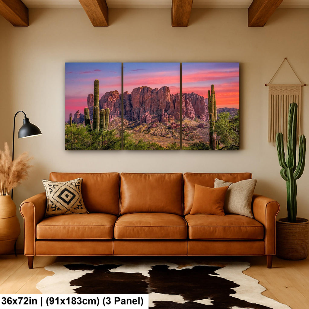 Superstition Mountains Arizona Desert Landscape Photography Wall Art