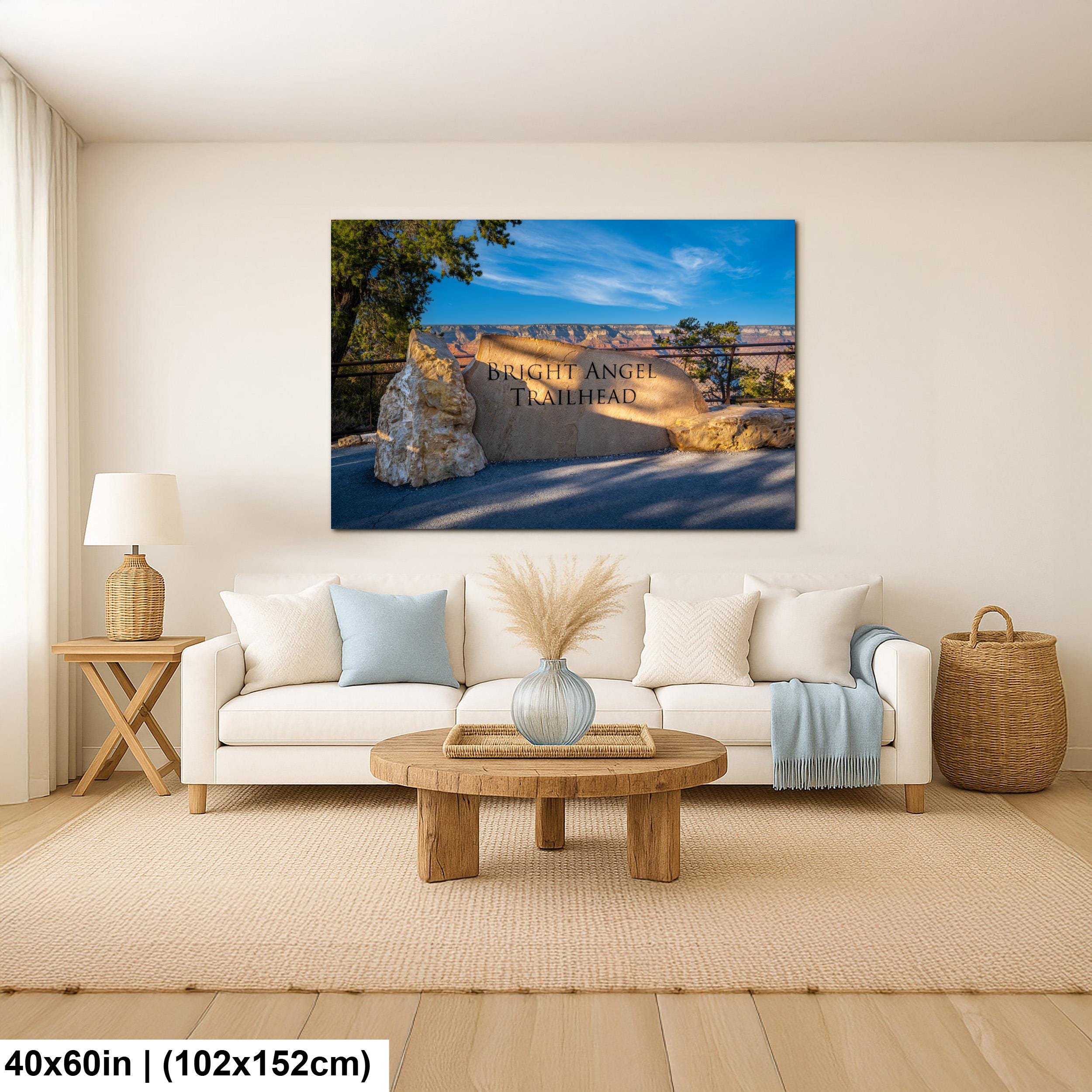 Bright Angel Trailhead Grand Canyon Photography Wall Art