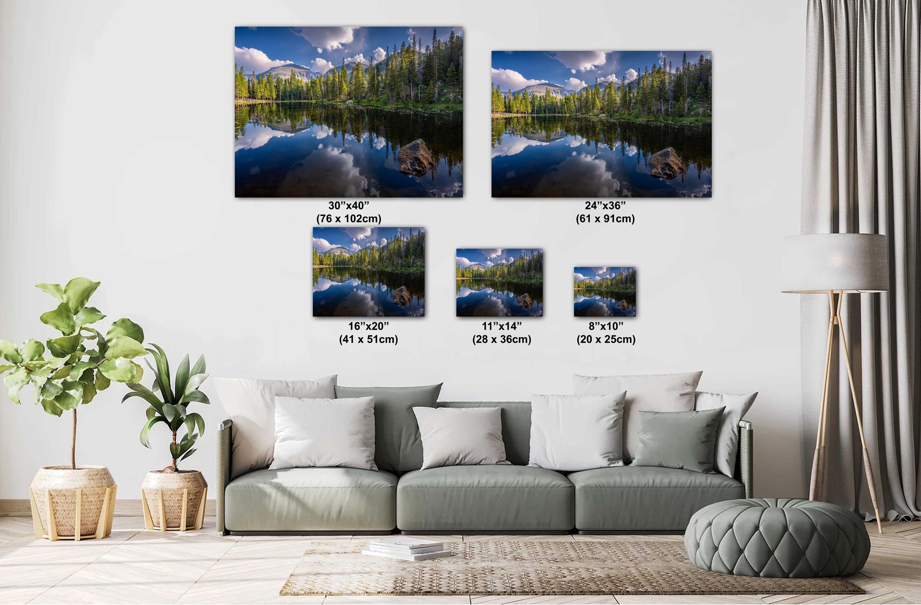 Dream Lake Print: Rocky Mountain National Park Photography, Colorado Landscape