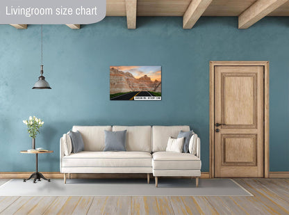 Badlands Sunset: South Dakota Landscape Photography Wall Art