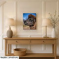 Brown Alpaca Portrait, Tucson Arizona, Photography Print Wall Art
