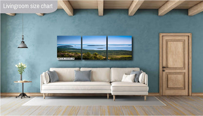 Acadia’s Cadillac Mountain Overlook: Wall Art Print Acadia National Park Mount Desert Island, Maine Aluminum/Acrylic/Metal/Canvas