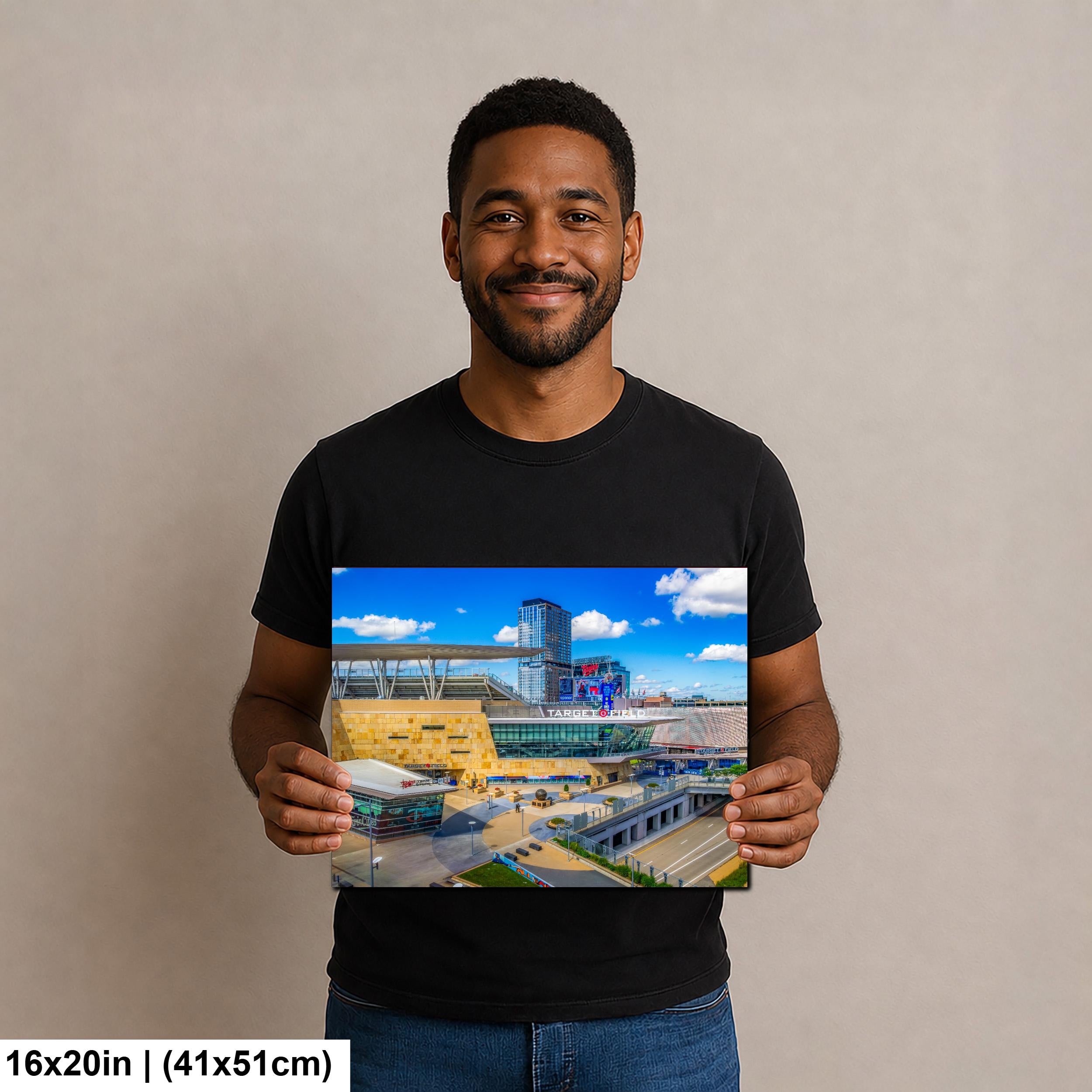 Target Field Minneapolis Minnesota Photography Print, Baseball Stadium Wall Art, Urban Sports Architecture Decor
