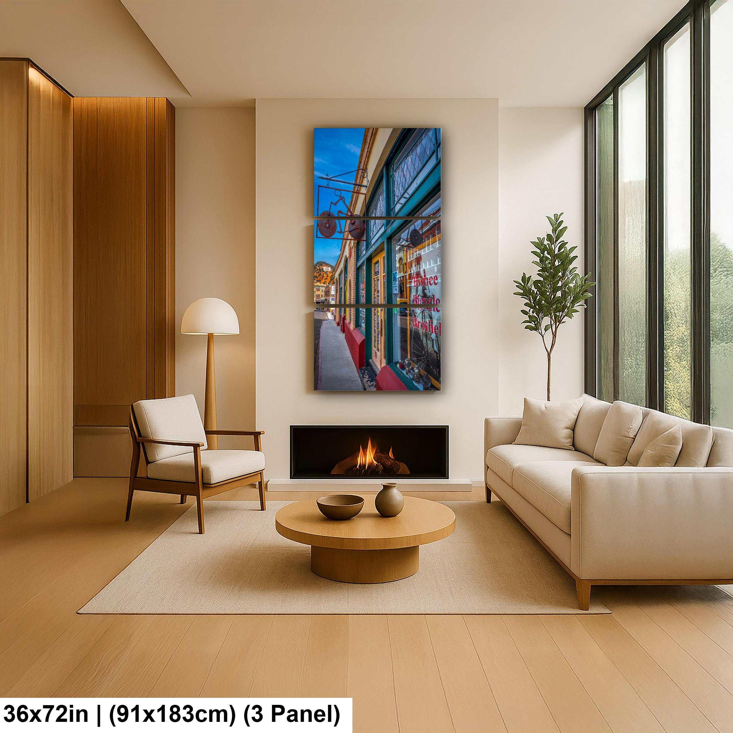 Bisbee Bicycle Brothel Historic Arizona Street Scene Photography Wall Art