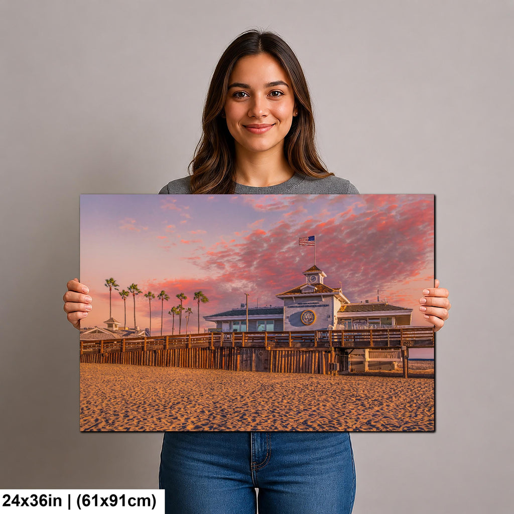 Coastal Watch: Newport Beach California Lifeguard Station Photo Wall Art