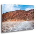 Badwater Basin Salt Flats and Black Mountains Death Valley California Photography Print
