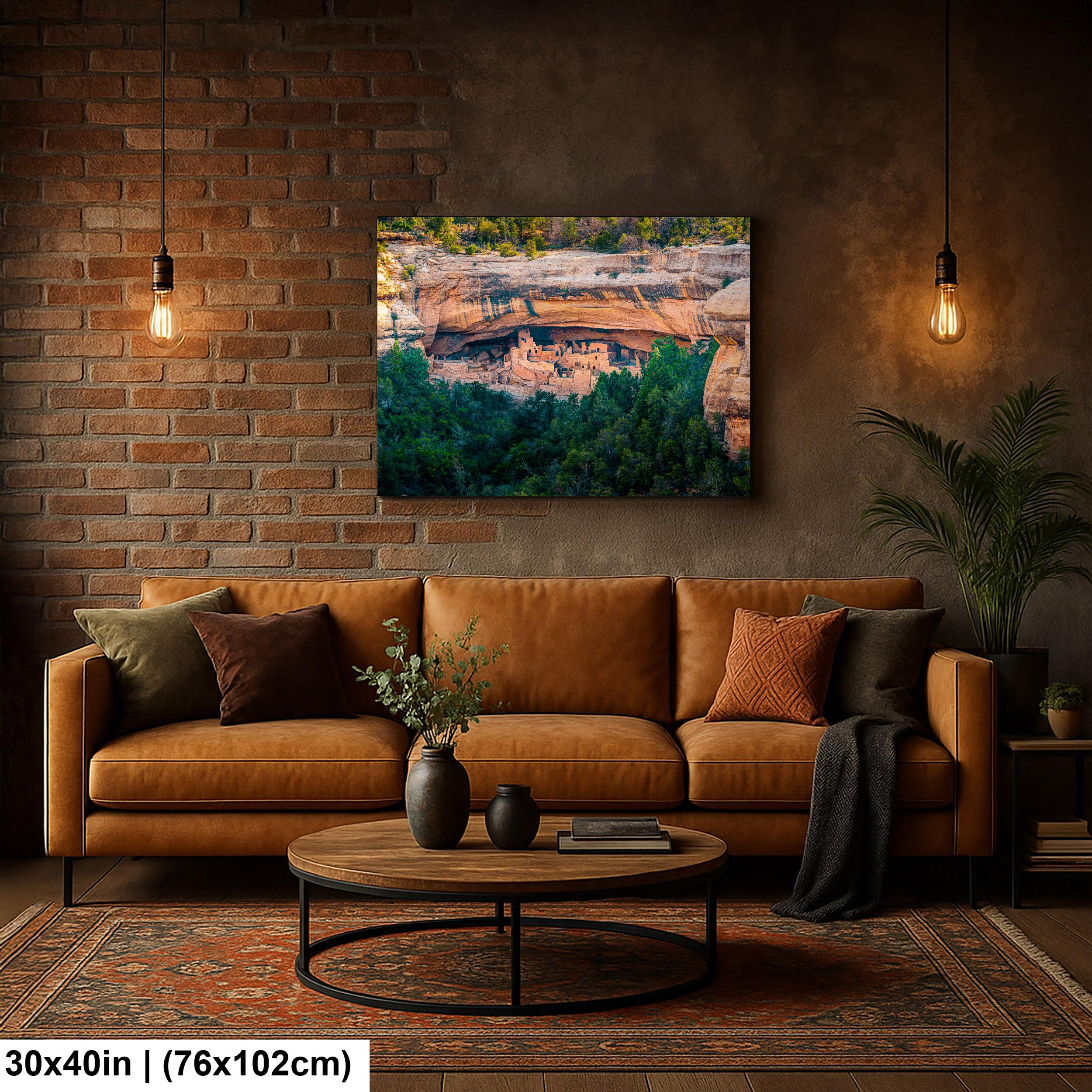 Spruce Tree House Mesa Verde National Park Photography Print, Cortez Colorado Wall Art, Ancestral Puebloan Ruins Decor