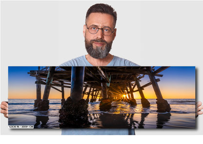 San Clemente Pier Sunset Print: California Seascape Wall Art
